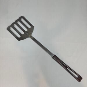 Stanhome Stainless Steel Spatula Turner Unique Scallop Vintage 13"